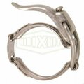 Dixon Toggle Sanitary Clamp, 2 in Tube, 304 SS, Domestic 13MHLA200